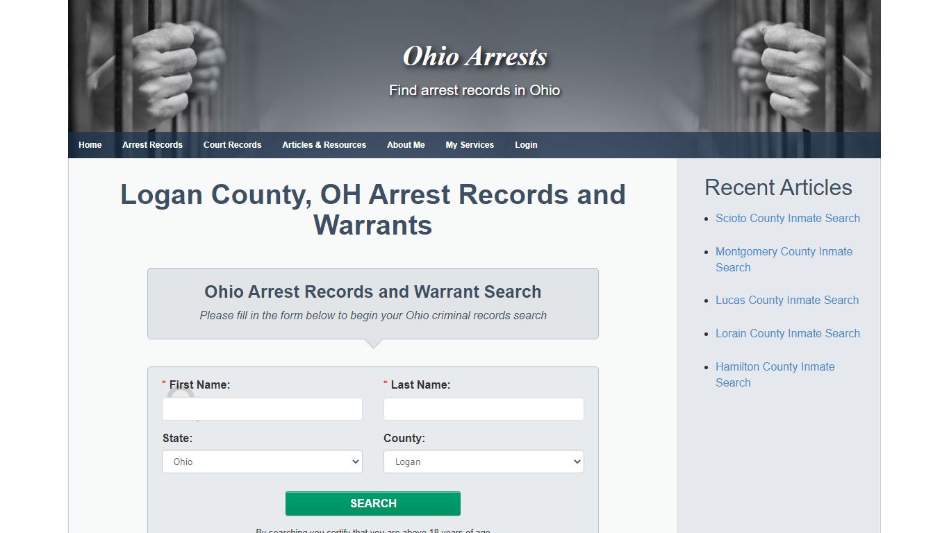 Logan County, OH Arrest Records and Warrants - Ohio Arrests